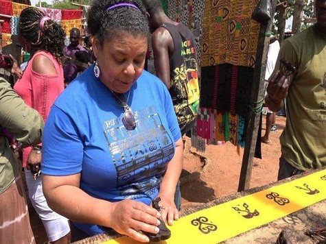 Kente weaving villages